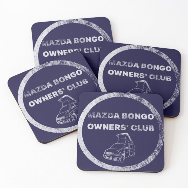 Item preview, Mazda Bongo Owners' Club White circle vintage design designed and sold by LocalOddball.