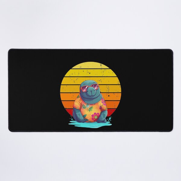 Item preview, manatee retro designed and sold by Teescount.