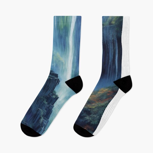 Item preview, Waterfall mysterious scary night designed and sold by AP.