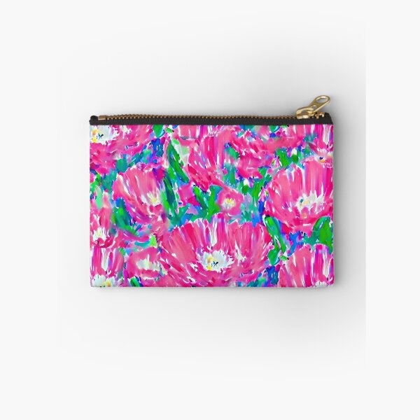 Item preview, Pink daisies field watercolor drawing designed and sold by SophieClimaArt.