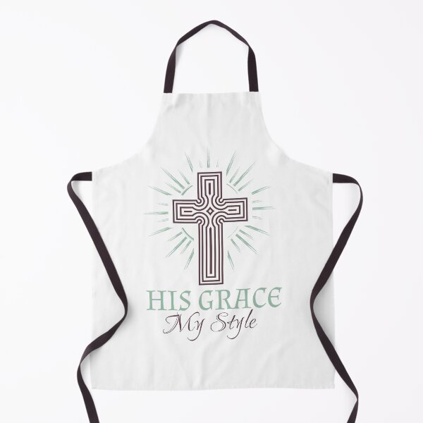 Item preview, Christian Illustration of a Cross with His Grace My Style designed and sold by Angela Cini.
