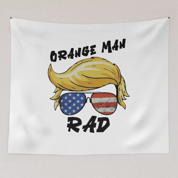 Item preview, Orange man bad Donald Trump Rad designed and sold by GreenGuyTees.