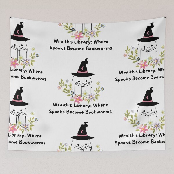 Item preview, Wraith's Library: Where Spooks Become Bookworms-   Cute Halloween Clothing designed and sold by starcreative22.