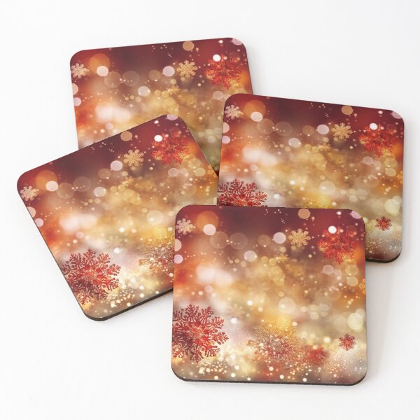 Item preview, Christmas red snowflakes designed and sold by Riverside-Moon.
