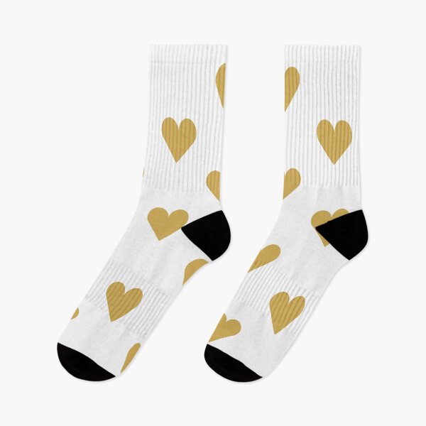 Item preview, Medium GOLD and WHITE LOVE HEARTS designed and sold by RachelMacht.