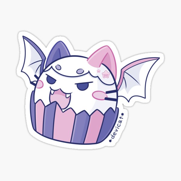 Item preview, CandiCat Bat Cupcake • 2023 designed and sold by Devi Cat.