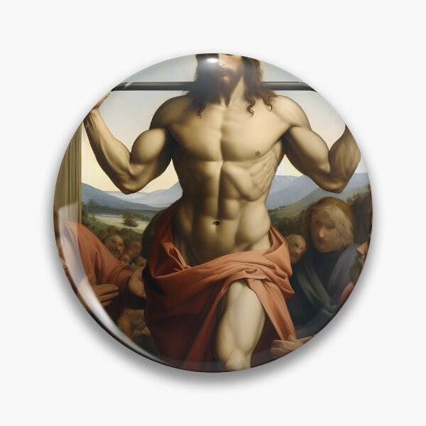 Item preview, Stripped But Unmatched Rock Lifter –Jesus, The Ultimate Deadlifter designed and sold by ignasirus.