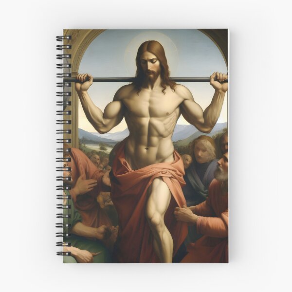 Item preview, Stripped But Unmatched Rock Lifter –Jesus, The Ultimate Deadlifter designed and sold by ignasirus.