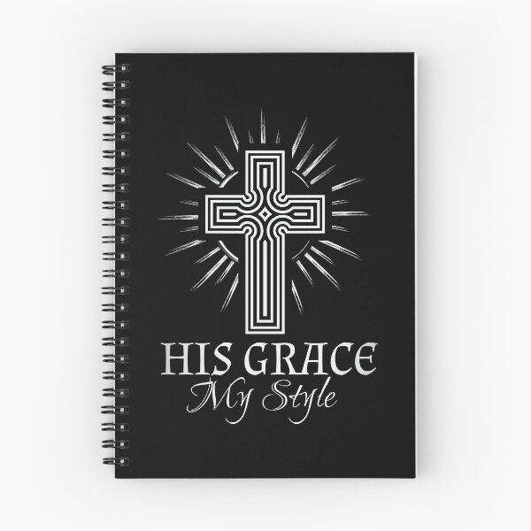 Item preview, Christian Illustration of a Cross with His Grace My Style designed and sold by Angela Cini.