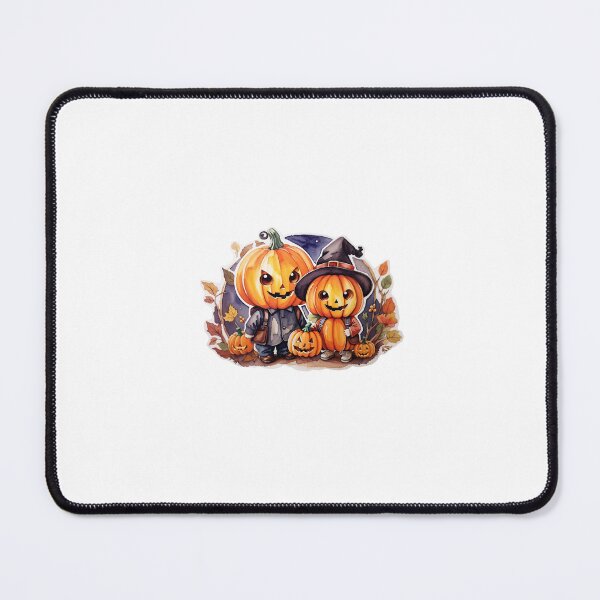 Item preview, Smiling pumpkin monsters on Halloween night designed and sold by desinganddecor.