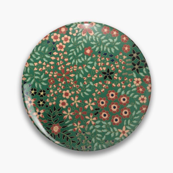 Item preview, Green Japanese flower background designed and sold by tony4urban.