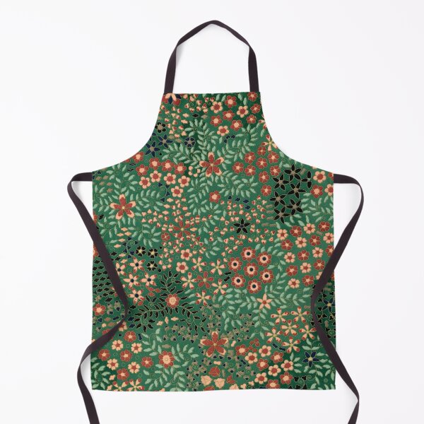 Item preview, Green Japanese flower background designed and sold by tony4urban.