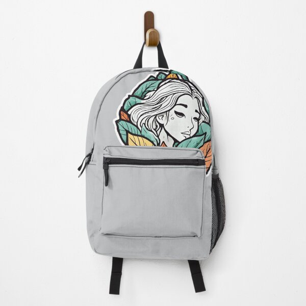 Item preview, Girl sleeping  in a pack of autumn leaves designed and sold by MiniCharm.