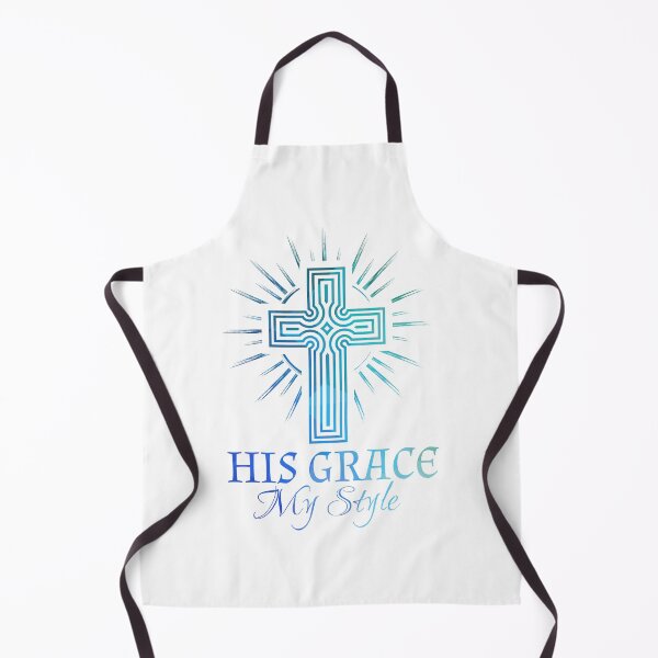 Item preview, Christian Illustration of a Cross with His Grace My Style designed and sold by Angela Cini.