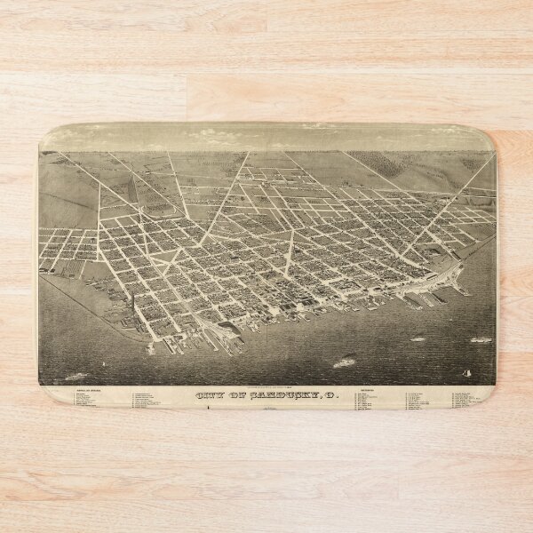 Item preview, Sandusky, Ohio (1883) designed and sold by allhistory.
