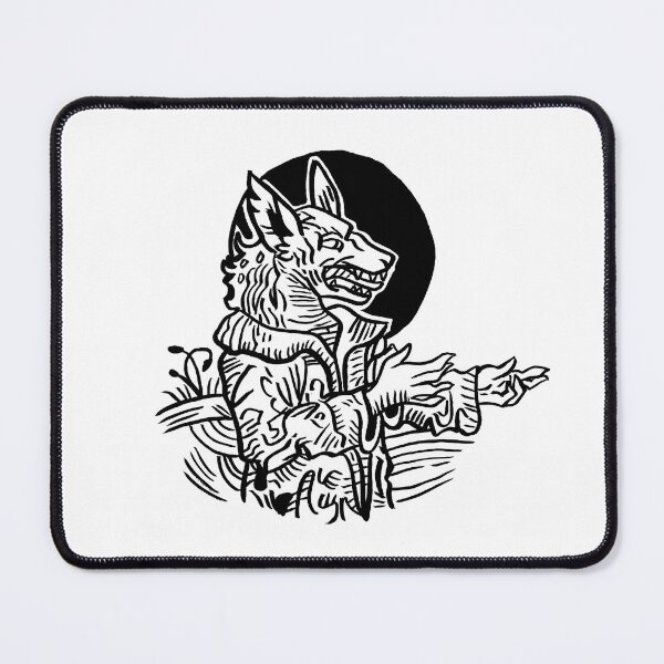 Artikelvorschau, Werwolf-Holzschnitt entworfen und verkauft von HiddenStash.