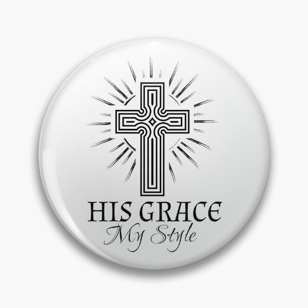 Item preview, Copy of Christian Illustration of a Cross with His Grace My Style designed and sold by Angela Cini.