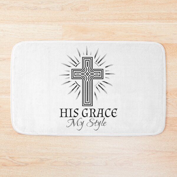 Item preview, Copy of Christian Illustration of a Cross with His Grace My Style designed and sold by Angela Cini.