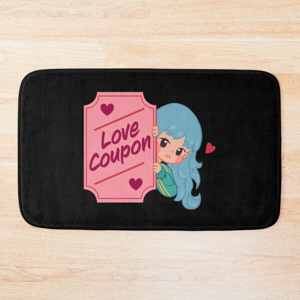 Item preview, Love Coupon | Cute Girl in Love with Coupon designed and sold by Kimochi-Shop.