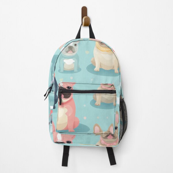 Item preview, A French Bulldog in colorful pastels radiates charm and playfulness designed and sold by StrawberryJolly.