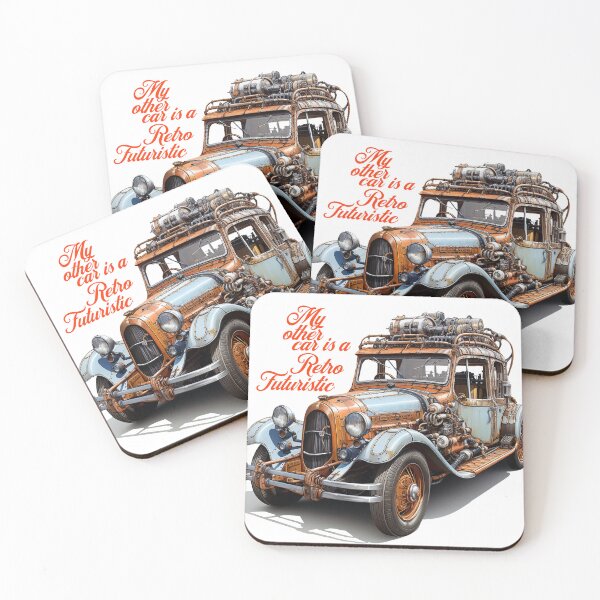 Item preview, 02 The Future of the Past: Art, Retrofuturistic Car Watercolors designed and sold by Ignacio Junquera.