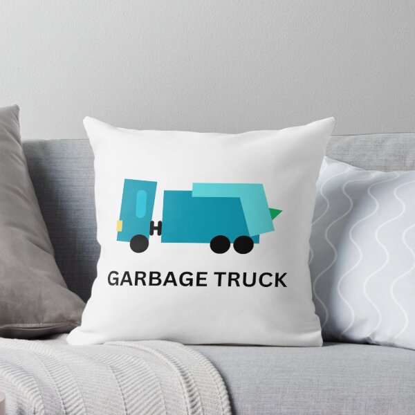 Item preview, garbage truck blue theme US text v3 designed and sold by fishpressink.