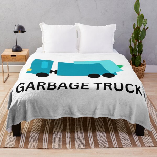 Item preview, garbage truck blue theme US text v3 designed and sold by fishpressink.