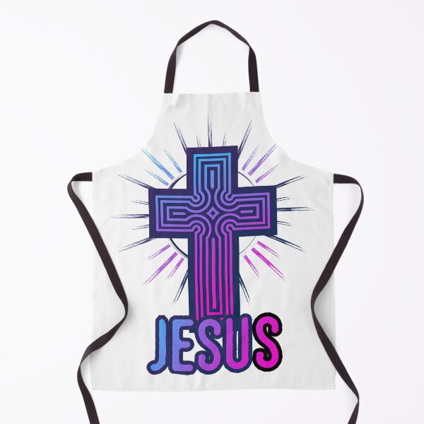Item preview, Jesus and Cross in Blue and Pink designed and sold by Angela Cini.