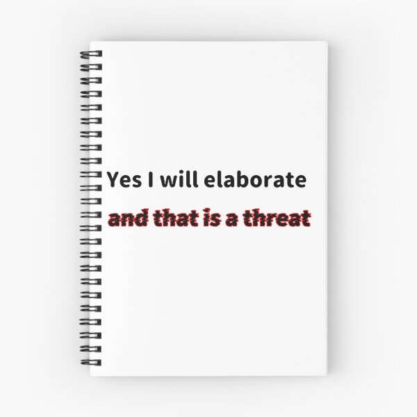 Item preview, Yes I will elaborate  designed and sold by AutisticAutismTeacher.
