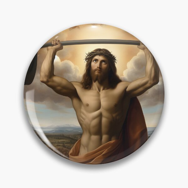 Item preview, The Supreme Powerlifter–Jesus, The Undisputed Conqueror of Bench Presser, The Ultimate Deadlifter designed and sold by ignasirus.