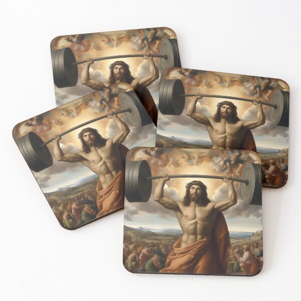 Item preview, The Supreme Powerlifter–Jesus, The Undisputed Conqueror of Bench Presser, The Ultimate Deadlifter designed and sold by ignasirus.