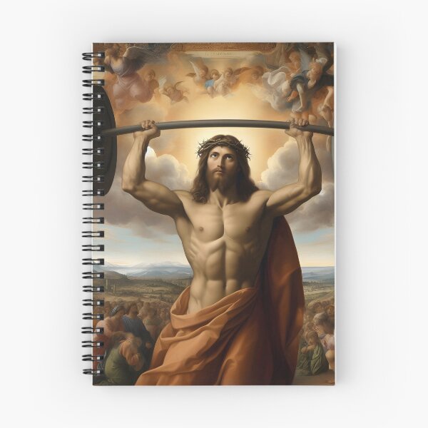 Item preview, The Supreme Powerlifter–Jesus, The Undisputed Conqueror of Bench Presser, The Ultimate Deadlifter designed and sold by ignasirus.