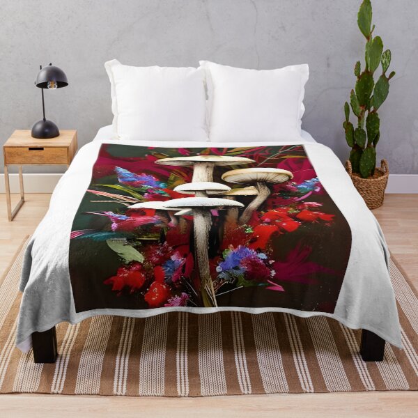 Item preview, Oil Painted Abstract Mushrooms designed and sold by PODUNUSUAL.