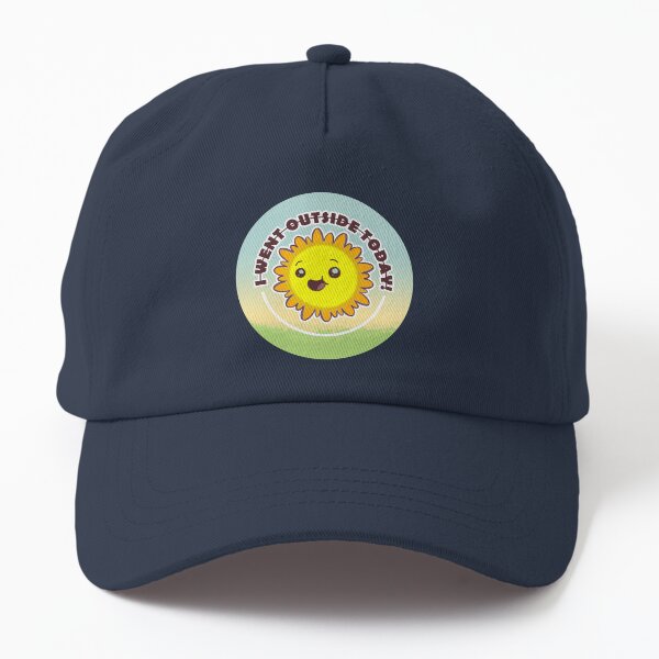 I Went Outside Today Dad Hat