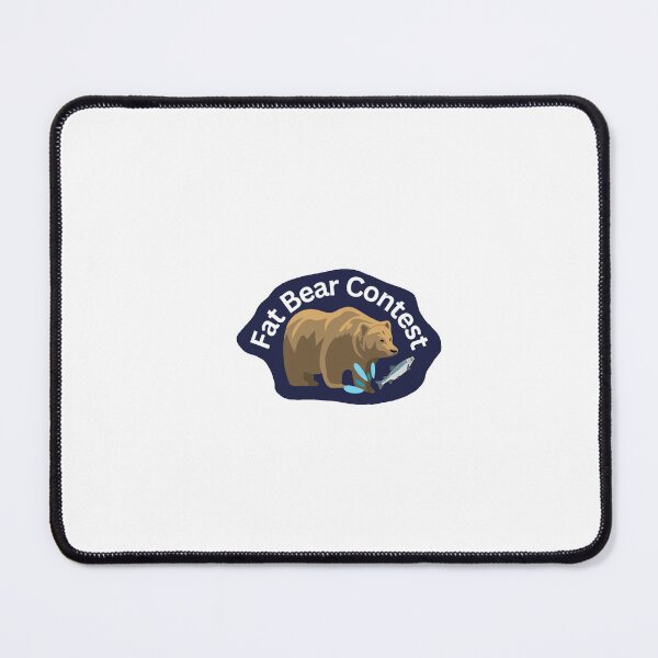 Item preview, Cute Bear Fishing Graphic for Fat Bear Contest With Text designed and sold by Esme Campbell.