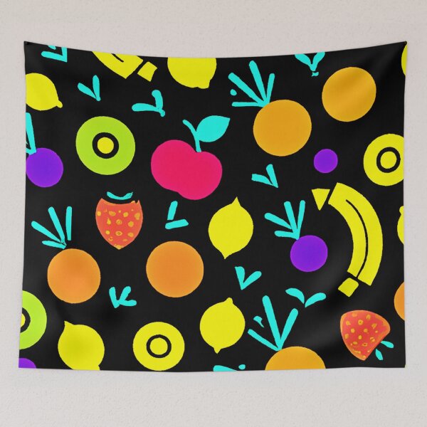 Item preview, Luminous Fruit Fiesta designed and sold by Health And Fitness Posts e-Store.