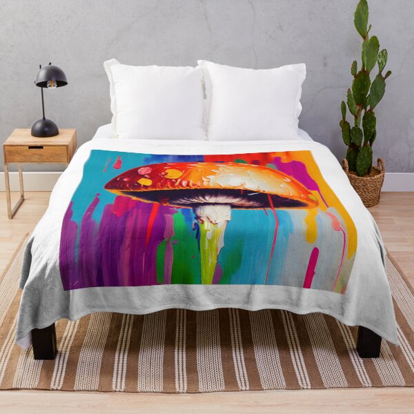 Item preview, Oil Painted Abstract Mushrooms designed and sold by PODUNUSUAL.