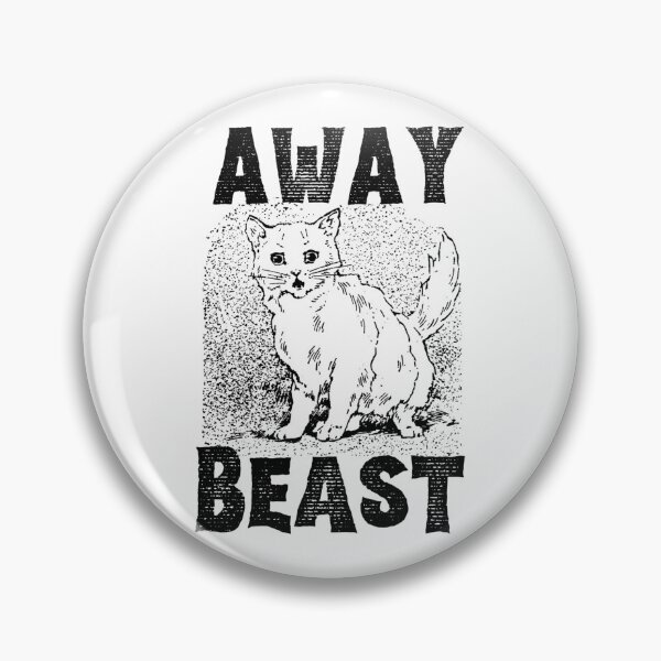 Item preview, Thackery Binx Hocus Pocus, Away Beast, Black Cat Halloween Print Illustration designed and sold by hambydesign.