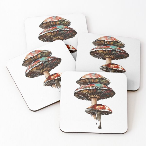 Item preview, Watercolor Abstract Mushrooms designed and sold by PODUNUSUAL.