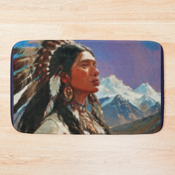Item preview, Native American Indigenous Princess designed and sold by AUTHENTIC AMERICANA ARTS.