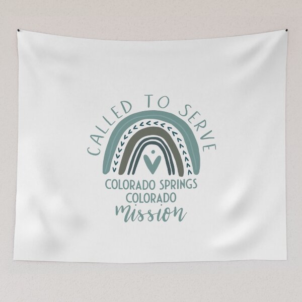 Item preview, Called to Serve - Colorado Springs Colorado - Boho Rainbow Missionary Gift designed and sold by brizodesign.