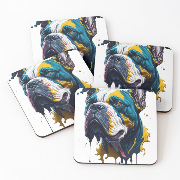 Item preview, Abstract bulldog designed and sold by JohnRoku.