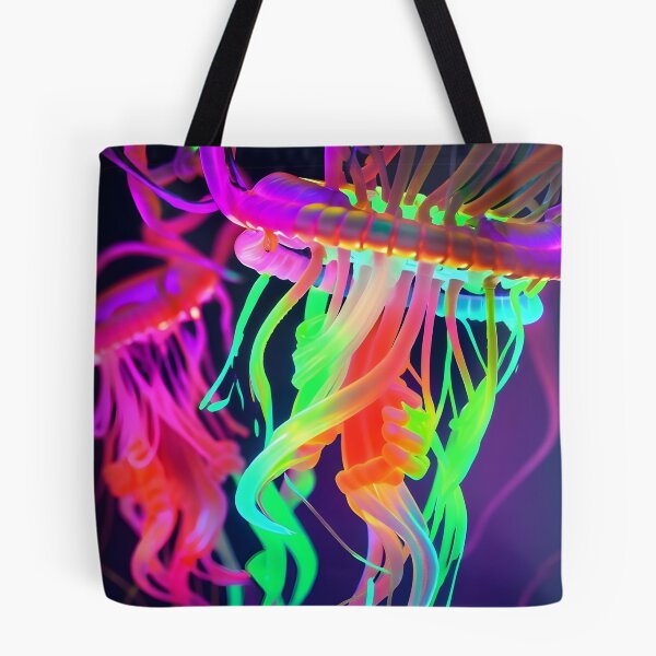 Item preview, Neon jellyfish 3 designed and sold by Visions-ai.