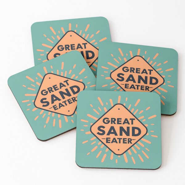 Item preview, Great Sand Eater Sign designed and sold by Kittyzens.