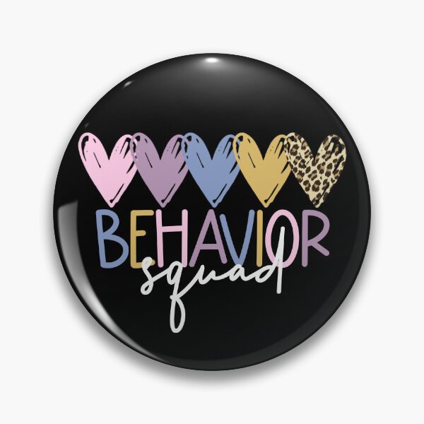 Item preview, Behavior Squad Hearts Women's School Behavior Specialist Gear designed and sold by DynamicDesign.