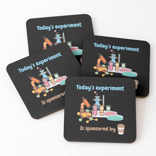 Item preview, Today's experiment is sponsored by coffee, biologist coffee lovers designed and sold by NoetherSym.