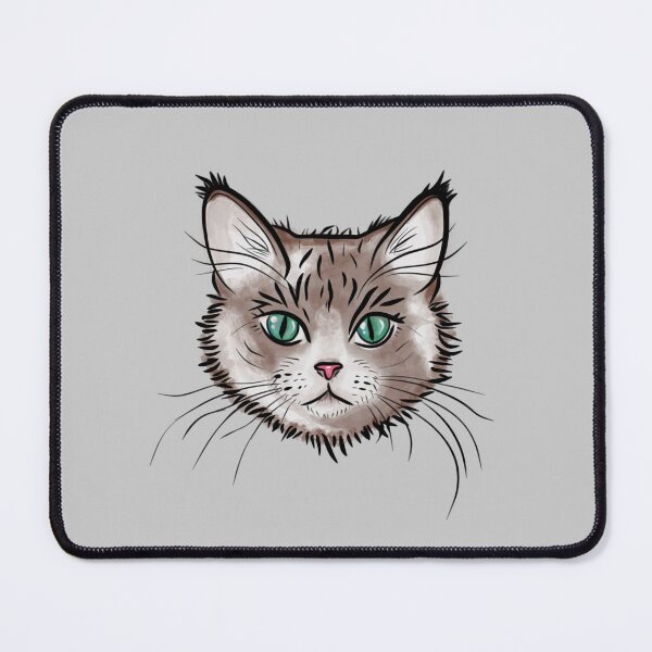 Item preview, Cute cat head illustration designed and sold by PurrfectCorner.