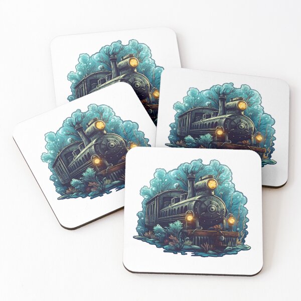 Item preview, Underwater Steam Engine Train designed and sold by StickerOrb.