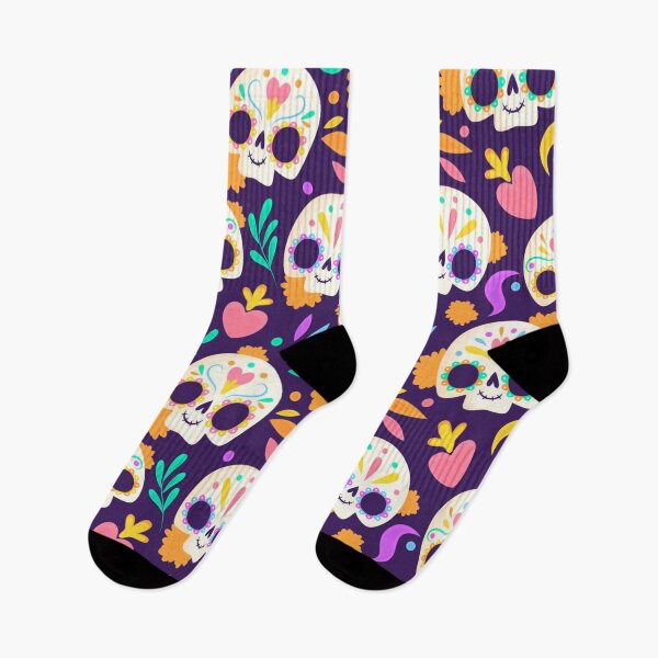 Item preview, Skulls leaves muerto pattern designed and sold by TheRightHonMP.