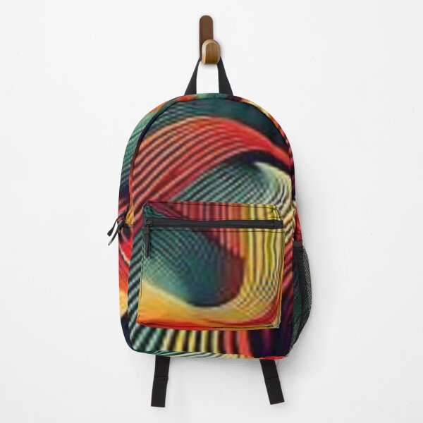 Item preview, red,green and yellow wavy lines designed and sold by nigejohn.